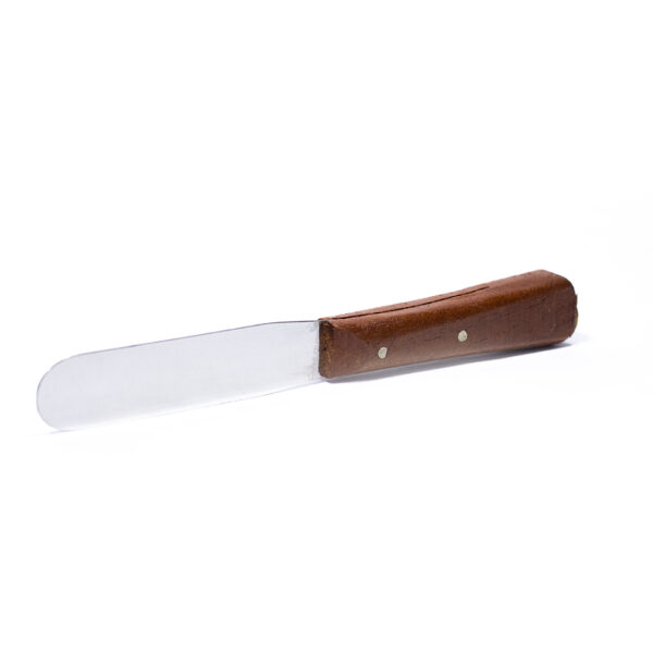 Espátula Inox Com Cabo Madeira